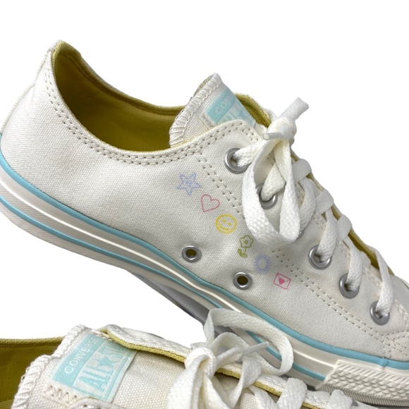 Converse Chuck Taylor OX Egret Shoe Casual Women's Size Low Top Sneakers A08219F - Picture 8 of 11